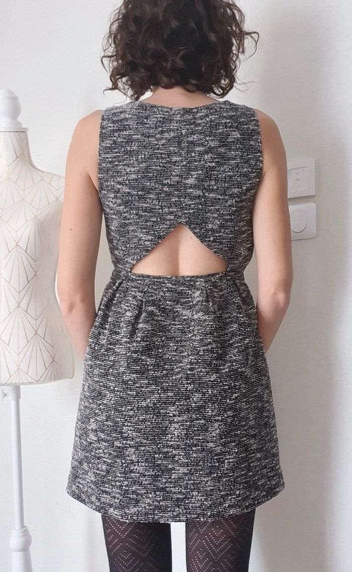 Robe vila grise chiné bouclettes - photo numéro 2