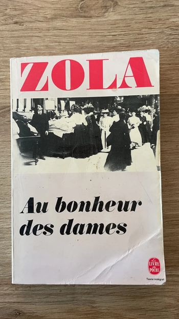 Livre Zola Le bonheur des dames