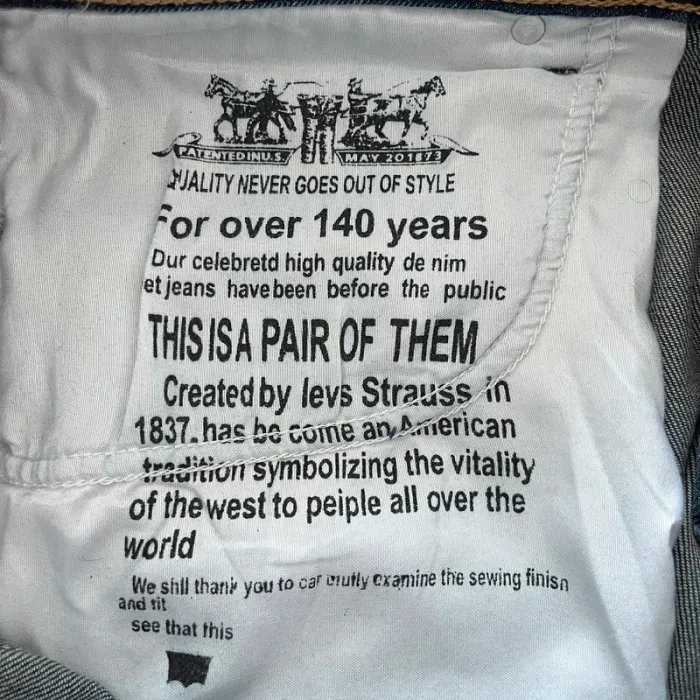 Jean/pantalon bleu Levi's 502 Flex pour homme, taille : W 36 L 30 (46 taille française) - photo numéro 8