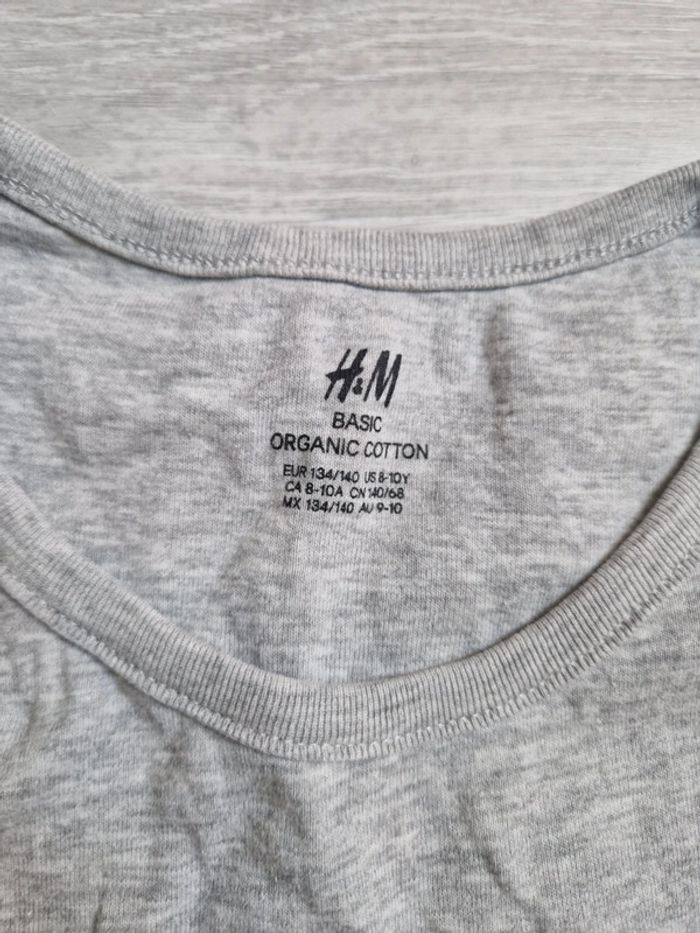 Débardeur neuf tricot de corps H&M 8-10 ans gris - photo numéro 2