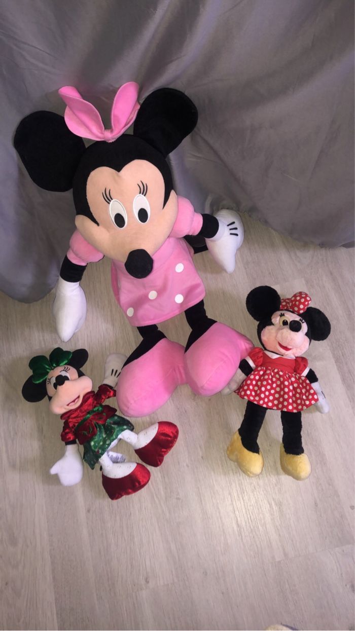 Lot peluche minnie
