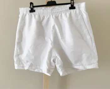 Short blanc homme basique – taille L