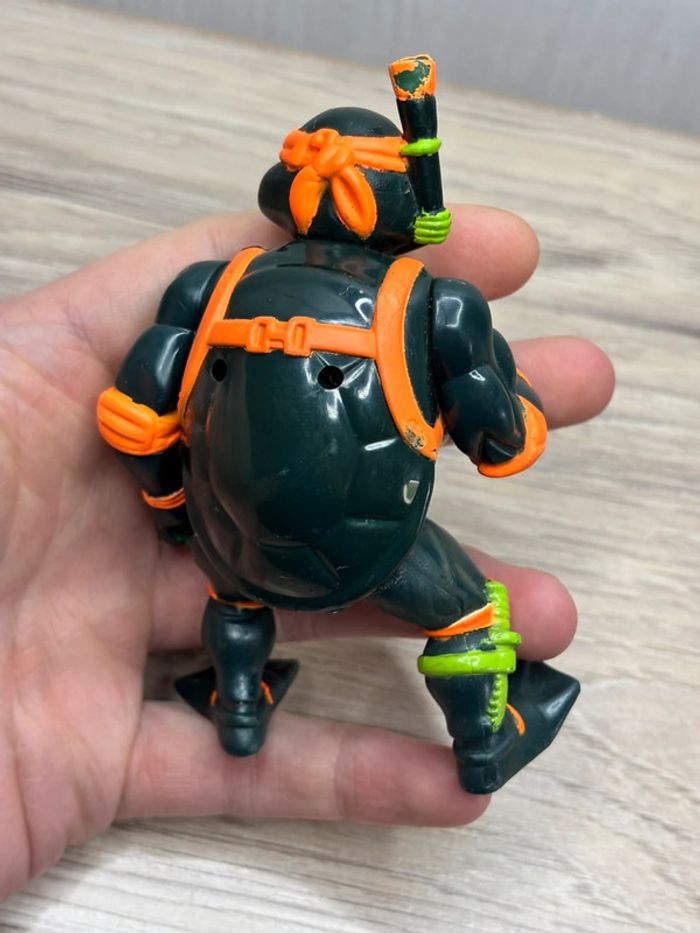 Figurine action figure TMNT Tortues Ninja Seal Mike plongeur 1992 incomplet Mirage Studios - photo numéro 5