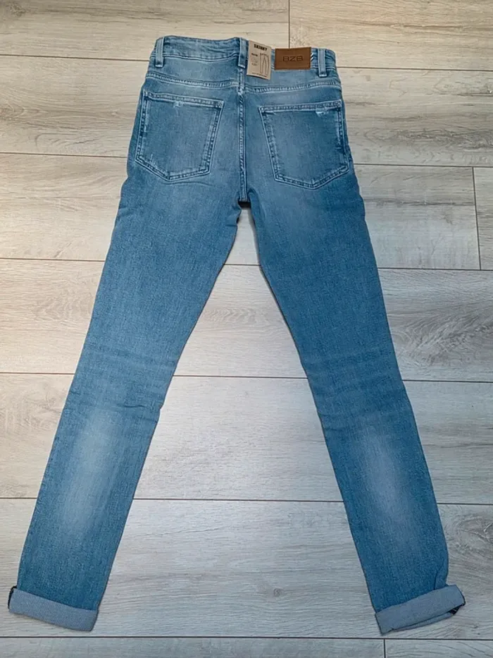 Jean skinny T.32 BZB homme neuf - photo numéro 5