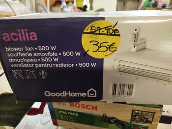 Soufflerie pour séche serviette 