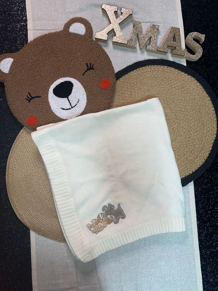 Couverture bébé la belle et le clochard disney