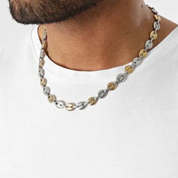 Graine de Café Bicolore en acier