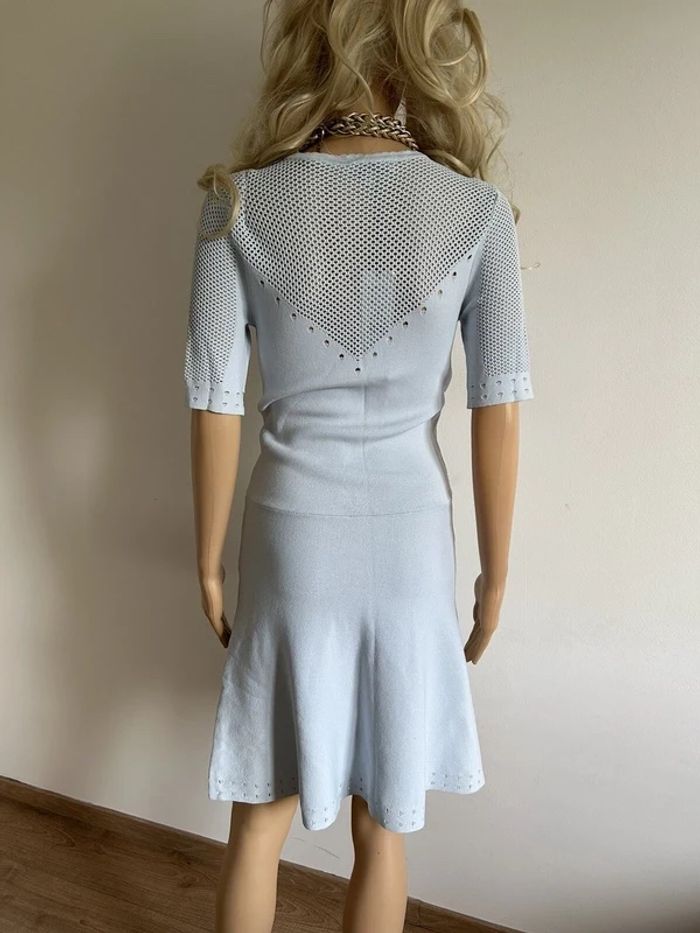 Robe bleue claire neuve à manches courtes Morgan taille XS (valeur 80€) - photo numéro 5