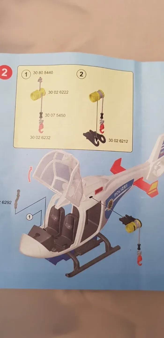 Playmobil City Action - Hélicoptère de police - T. Dès 4 ans - photo numéro 5