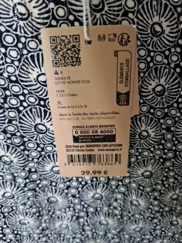 Tunique Monoprix neuve – Viscose EcoVero - photo numéro 5