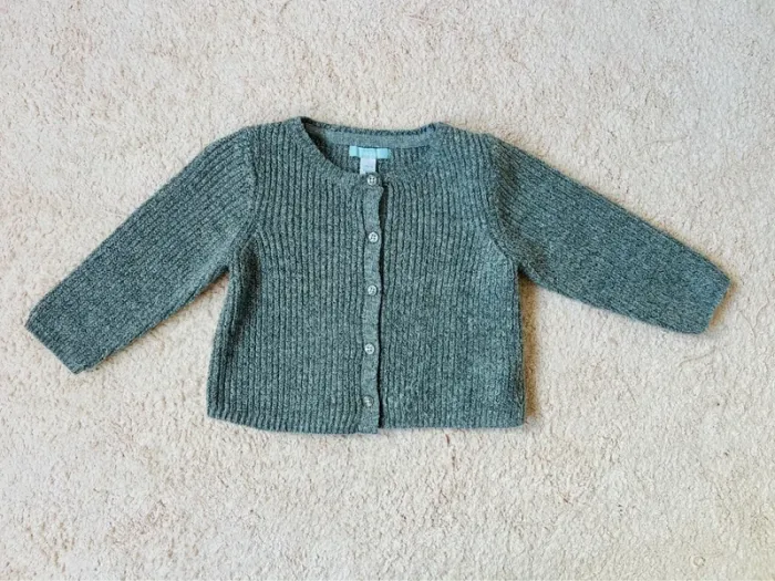 Pull gris chiné