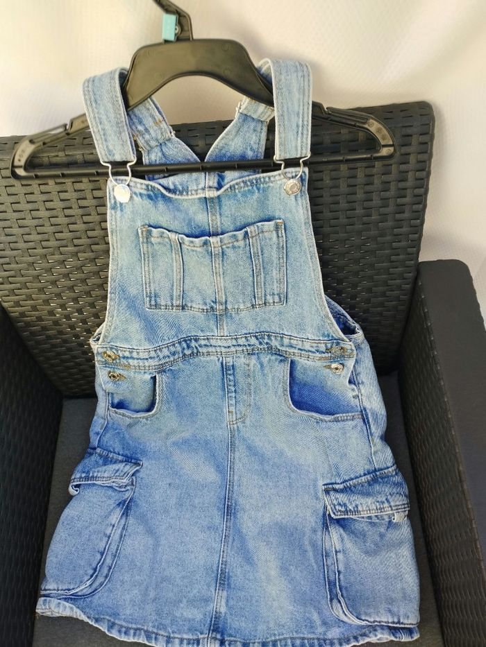 Robe salopette en jean enfants