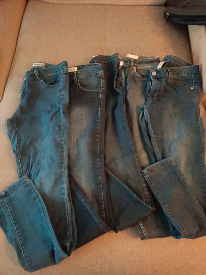 Lot de 5 jeans femme taille 38