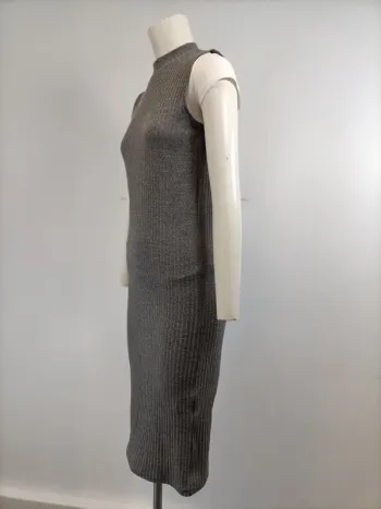 Robe moulante sans manche - grise - Tissaia - 16 ans A984