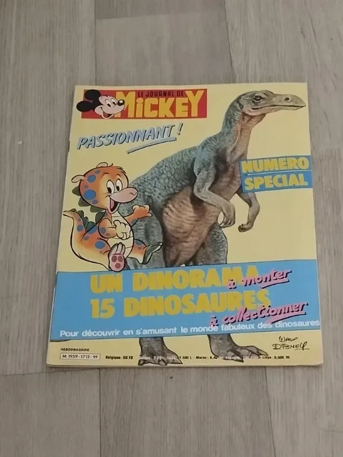 Lot Vintage 7 magazines Journal de Mickey année 1985 L063 - photo numéro 6