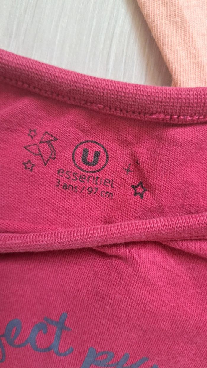 Lot 2 tee-shirts manches longues - photo numéro 3