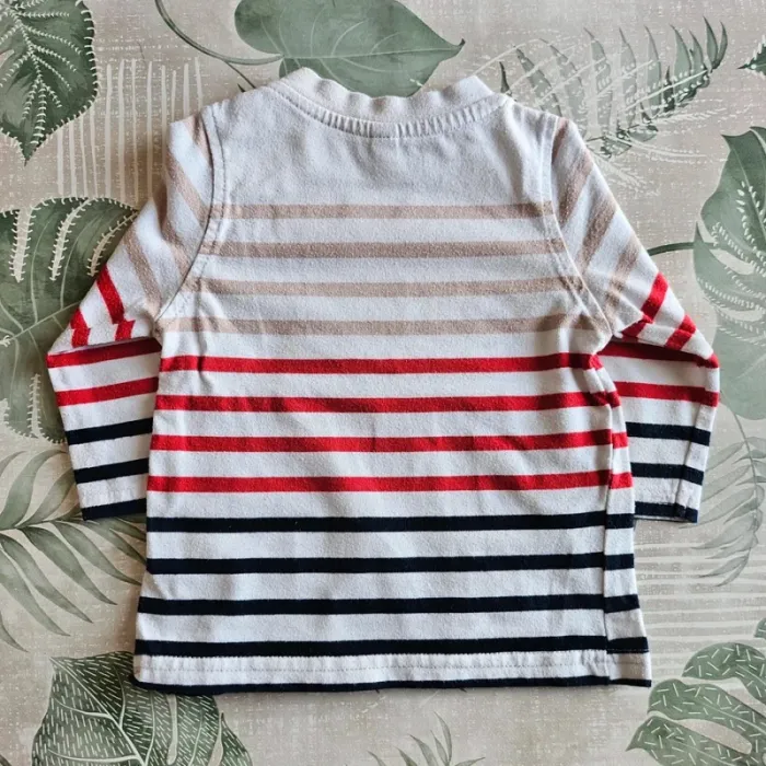 Lot 6 t-shirts manches longues taille 6 mois - photo numéro 6