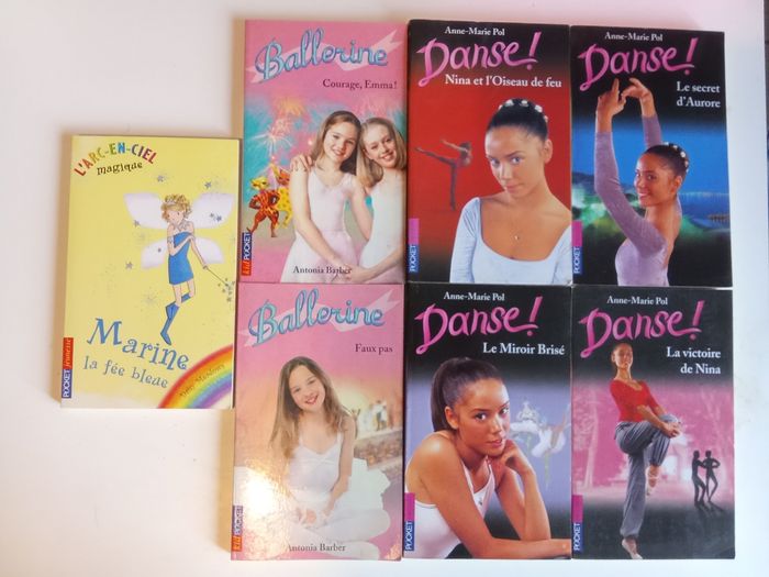 Livre roman fille ballerine et danse kid poket, classique, sport