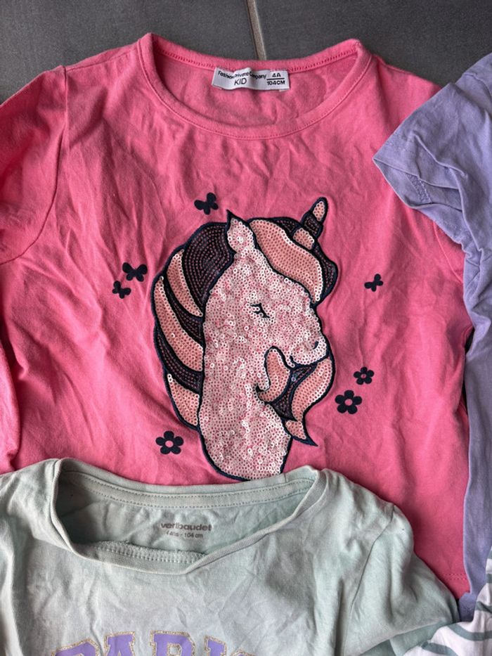 Lot de t- shirt fille - photo numéro 11