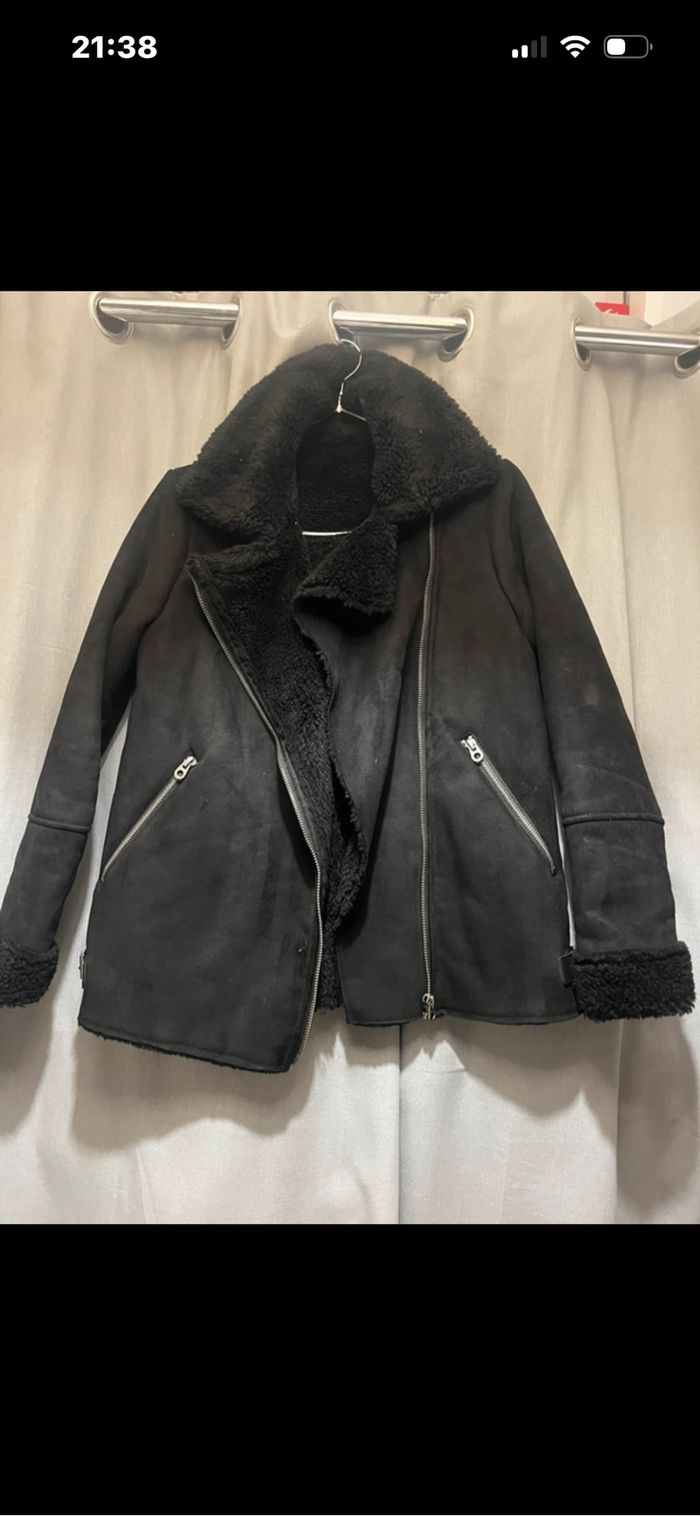 Veste noir Kiabi