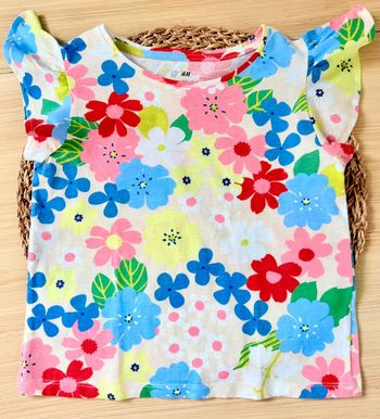 Tee-shirt imprimé fleuri H&M