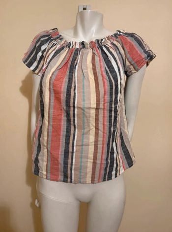 🎨 Haut coloré à manches courtes Kiabi Taille M 🎨