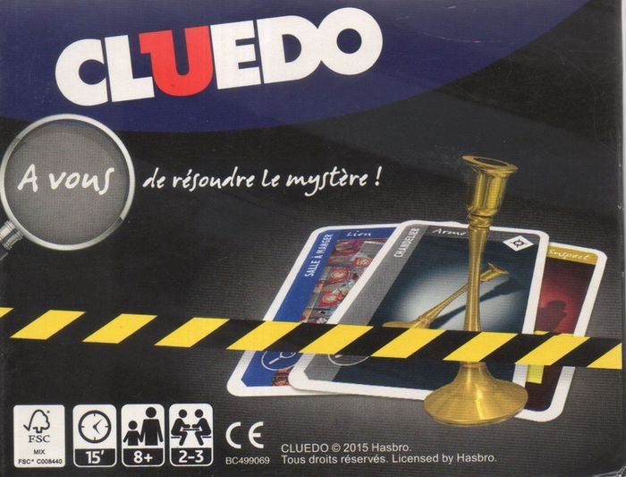 Cluedo de voyage Hasbro