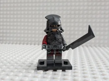 Figurine Seigneur des Anneaux : Guerrier du Mordor avec épée, style lego
