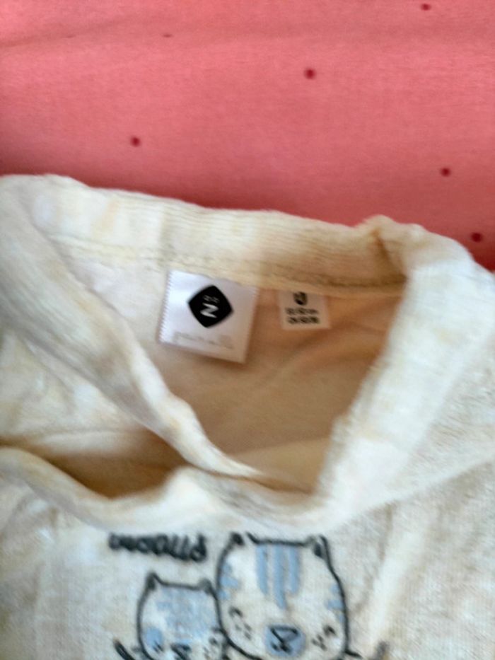 Lot de 3 pyjamas velours bébé - photo numéro 2