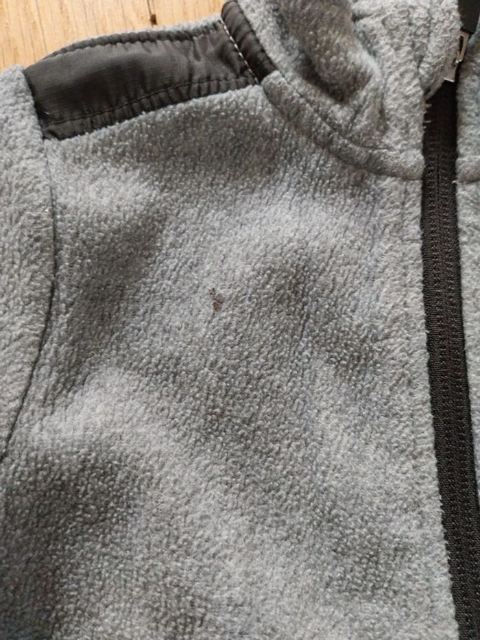 Polaire zippé gris Kiabi (3A) - photo numéro 2