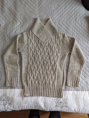 Pull col haut
