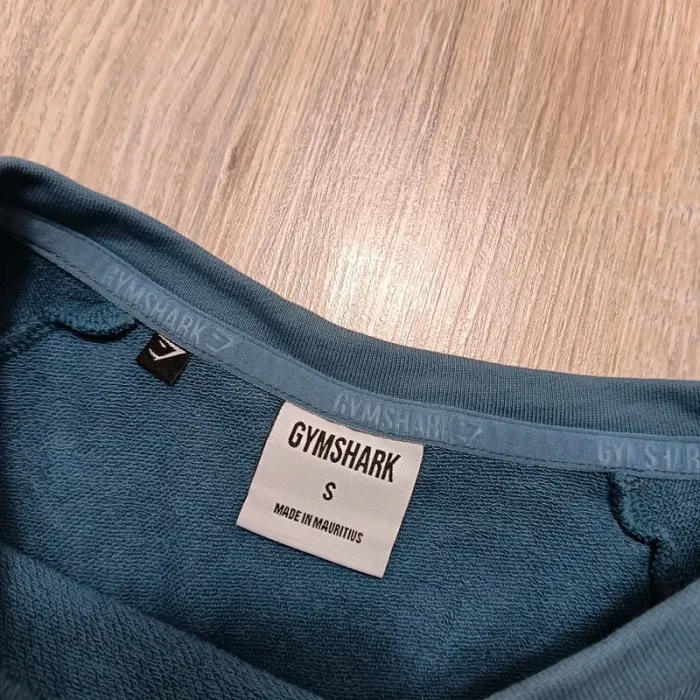 Teeshirt gymshark femme s bleu oversize - photo numéro 3