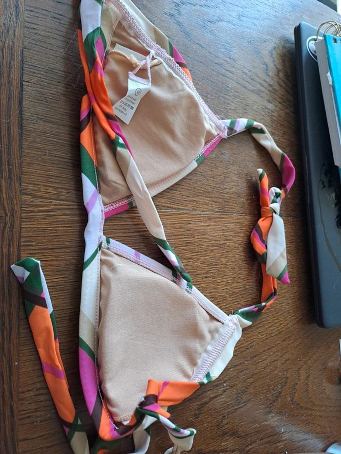 Joli haut maillot de bain look 70's - photo numéro 3