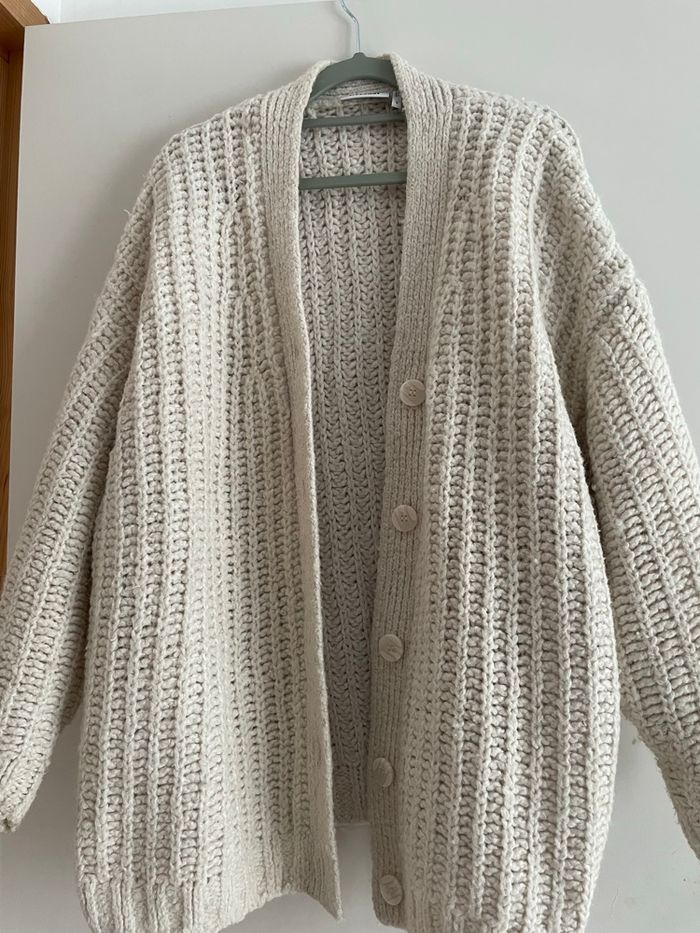 Cardigan Blanc Oversize - photo numéro 3