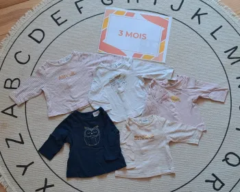 Lot de tee-shirts manches longues