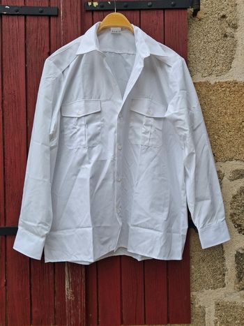 Chemise blanche de cérémonie militaire