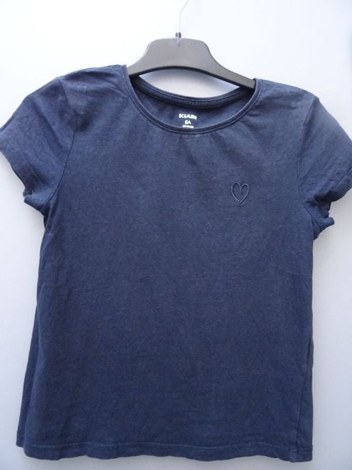 T-shirt à manches courtes bleu marine