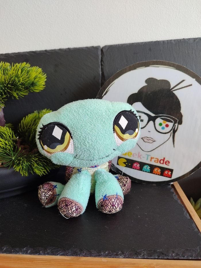 Plush peluche tortue tortle Lps my littlest Petshop vert green hasbro Brown 3552