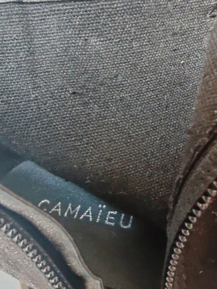 Camaïeu Bottines Suédées Noires Pointues à Talon – Taille 38 – Neuf sans Étiquette - photo numéro 7