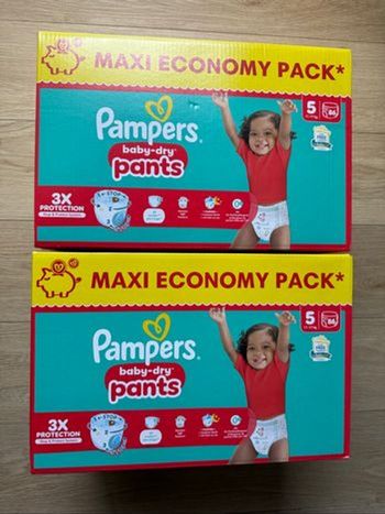 172 couches Pampers pants taille 5