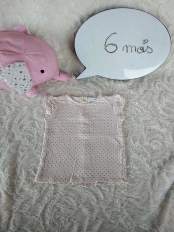 Tee shirt manches courtes Fille 6 mois Kitchoun