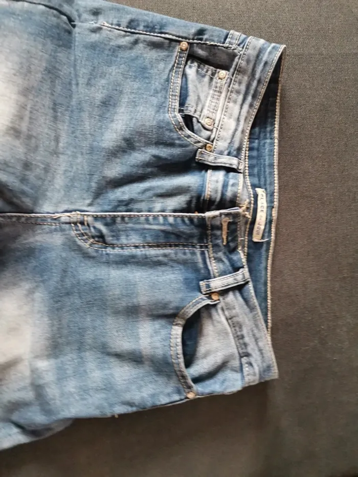Jean patchwork slim - photo numéro 4