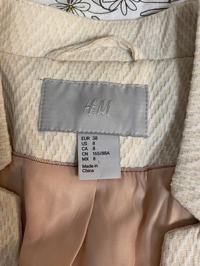 Veste blazer h et m - photo numéro 3