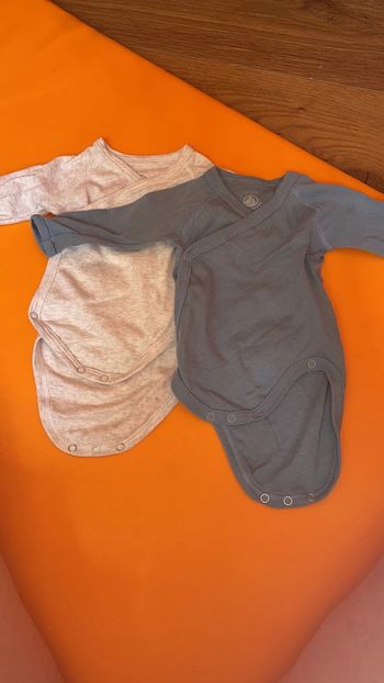 Lot de 2 body ML petit bateau