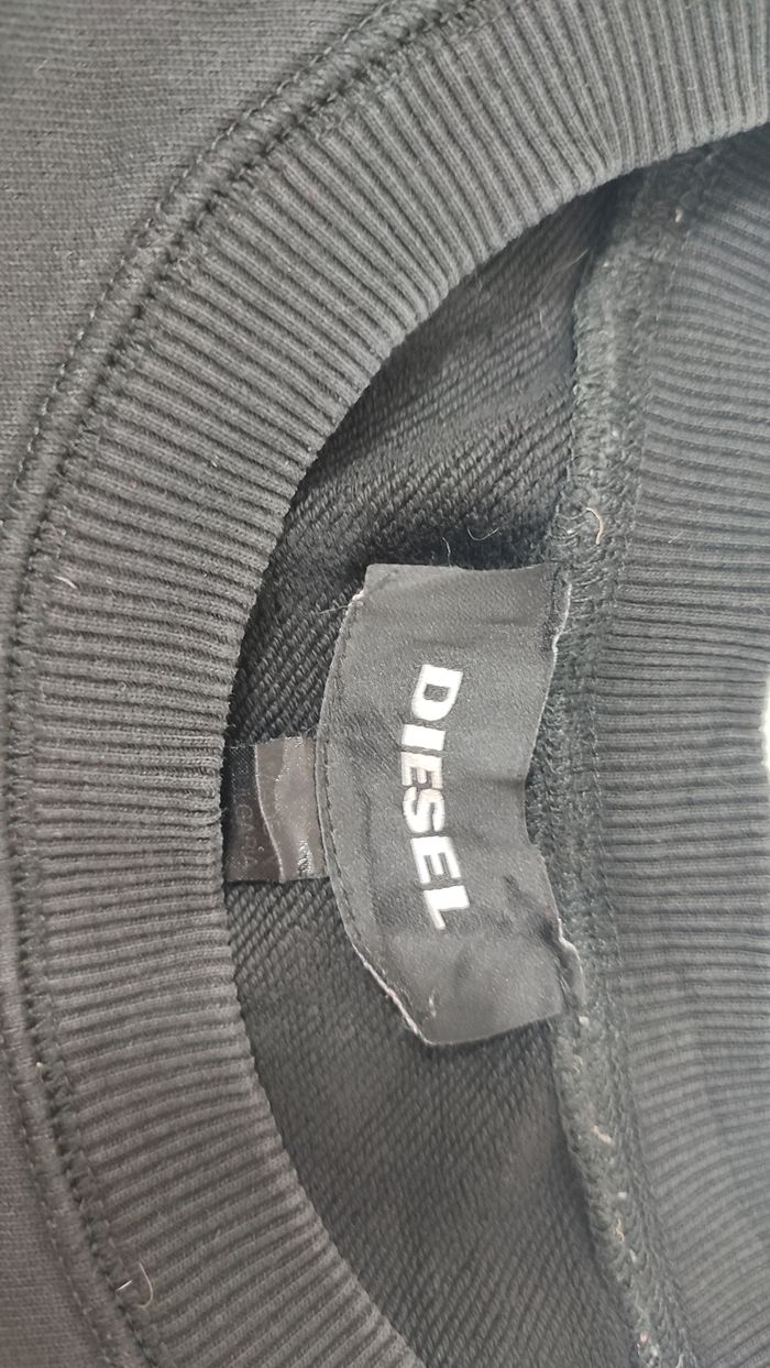 Vêtement Homme Pull Sweats noir Diesel x Oliver Hibert taille L (a confirmer) #Retrostreet - photo numéro 2