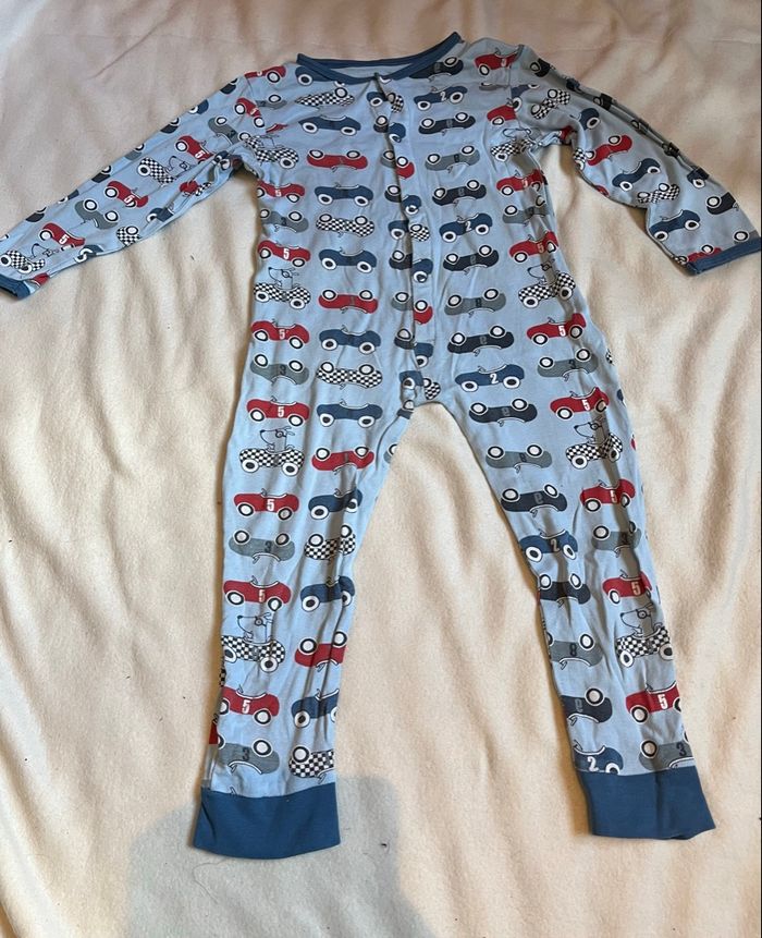 Pyjama combinaison voiture 4 ans