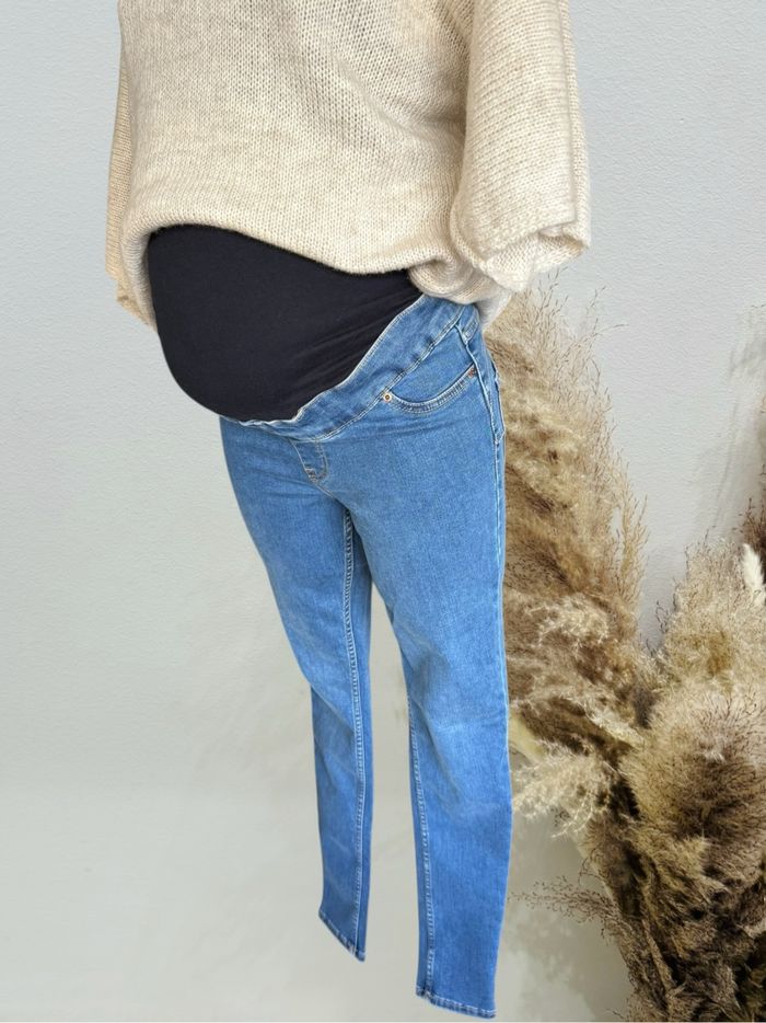 Beau jegging de grossesse new look T36 / S neuf bleu jeans