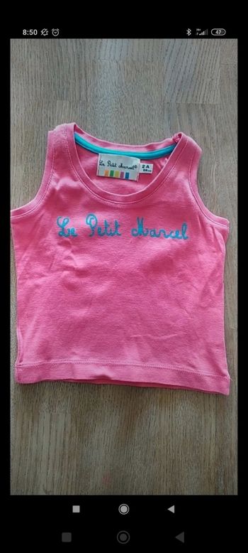 Tee-shirt Le petit Marcel 2 ans
