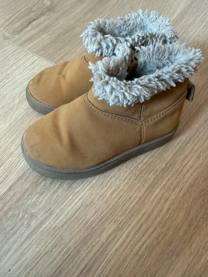 Bottines camel fourrées Zara - photo numéro 3