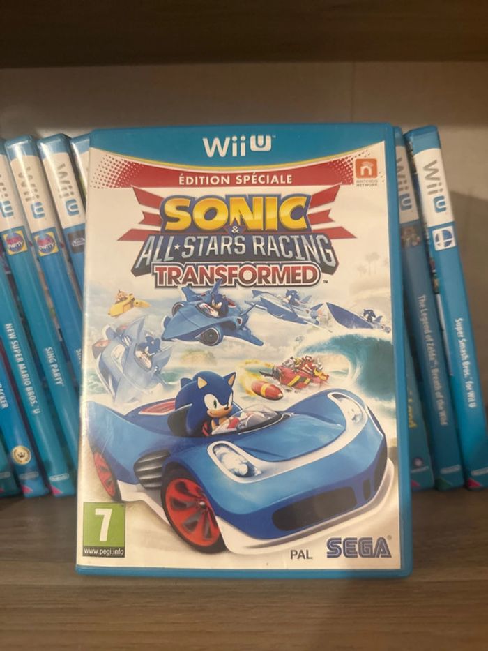 Sonic all stars racing transformed jeu Wii u